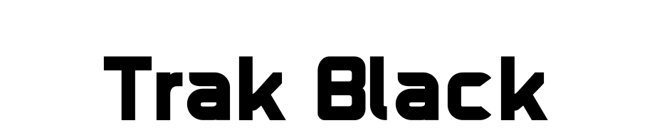 Trak Black Font Download Free